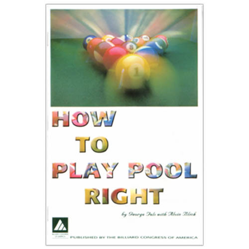 BCA 'Play Pool Right' Booklet