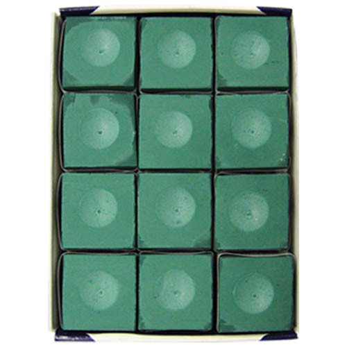 Green, 12 piece box, Silver Cup Chalk