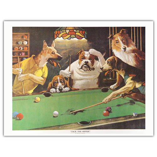 Pool Dog Print - Jack