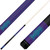 Forged Etched Series ET08 Custom Engraved Purple Pool Cue – Aqua Blue