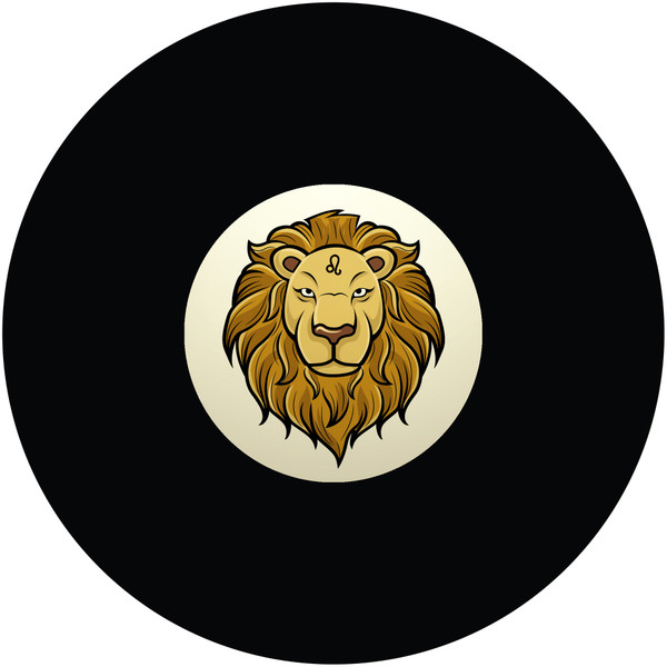 Lion Head of Leo 8 Ball