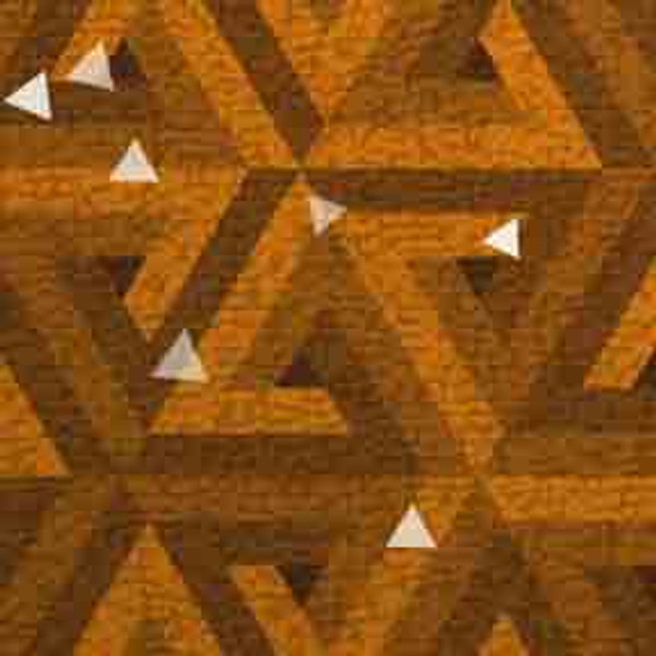 Gold Triangles 9' ArtScape Pool Table Felt