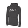 Chilly Dogs women's hoodie in charcoal grey