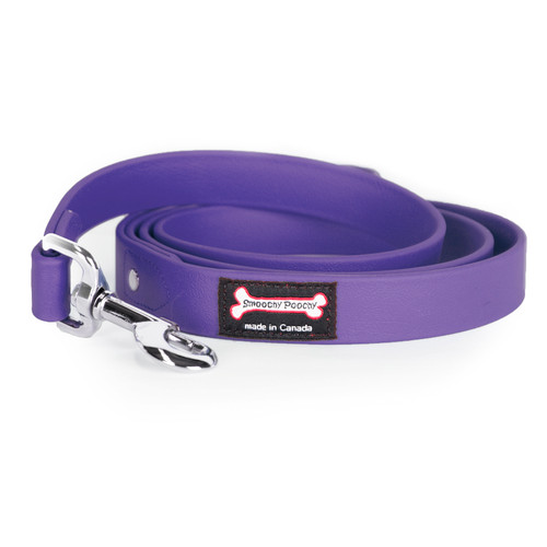 Smoochy Poochy Waterproof Leash Purple