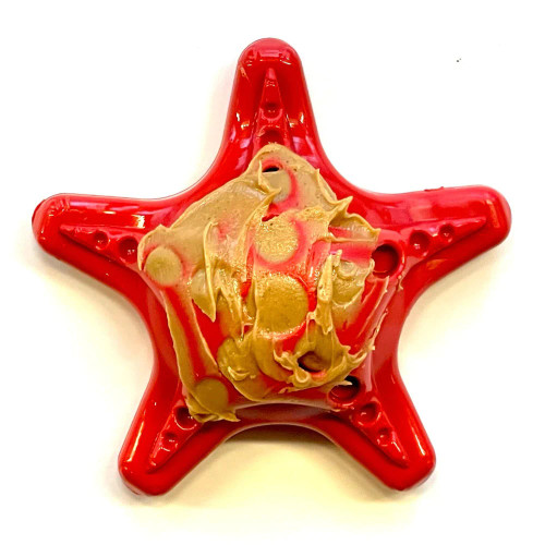 Sodapup durable chew toy starfish for interactive feeding and chewing