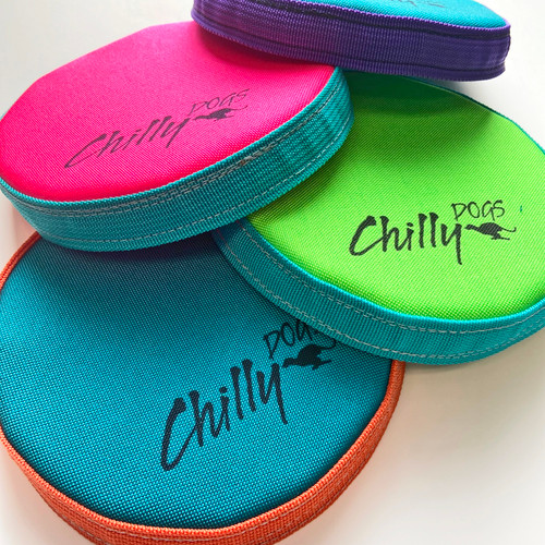 Pile of Chilly Dogs Frisbees
