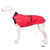 Galgo dog wearing the Chilly Dogs Alpine Blazer in Red
