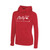 Chilly Dogs women's hoodie in red