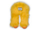 West Paw Rowdies Wilson tugging dog toy in Lemon Yellow