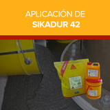 Aplicación de Sikadur 42