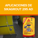 Aplicaciones de Sikagrout 295 AD de Sika