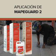 Aplicación de Mapeguard 2 de Mapei