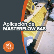 Aplicación de Masterflow 648