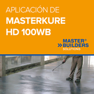 Aplicación de MasterKure HD 100WB 