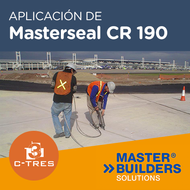 Aplicación de Masterseal CR 190