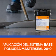 Aplicación del Sistema base poliurea Masterseal 2010 de BASF