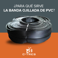 ¿Para qué sirve la Banda ojillada de PVC?