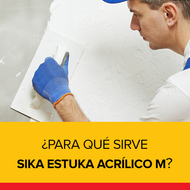 ¿Para qué sirve SIKA ESTUKA ACRÍLICO M?