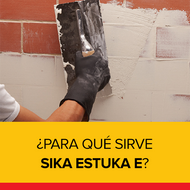 ¿Para qué sirve SIKA ESTUKA E?