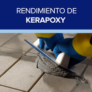 Rendimiento de Kerapoxy de Mapei