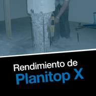 Rendimiento de Planitop X