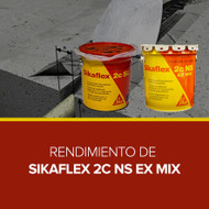 Rendimiento de Sikaflex 2C NS EX MIX