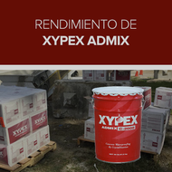 Rendimiento de Xypex Admix