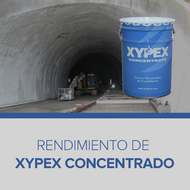 Rendimiento de Xypex Concentrado