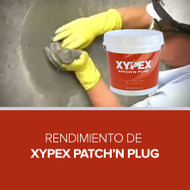Rendimiento de Xypex Patch'n Plug