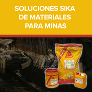 Soluciones Sika de materiales para minas