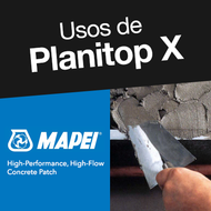 Usos de Planitop X de Mapei