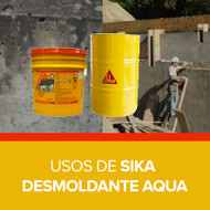 Usos de Sika Desmoldante Aqua