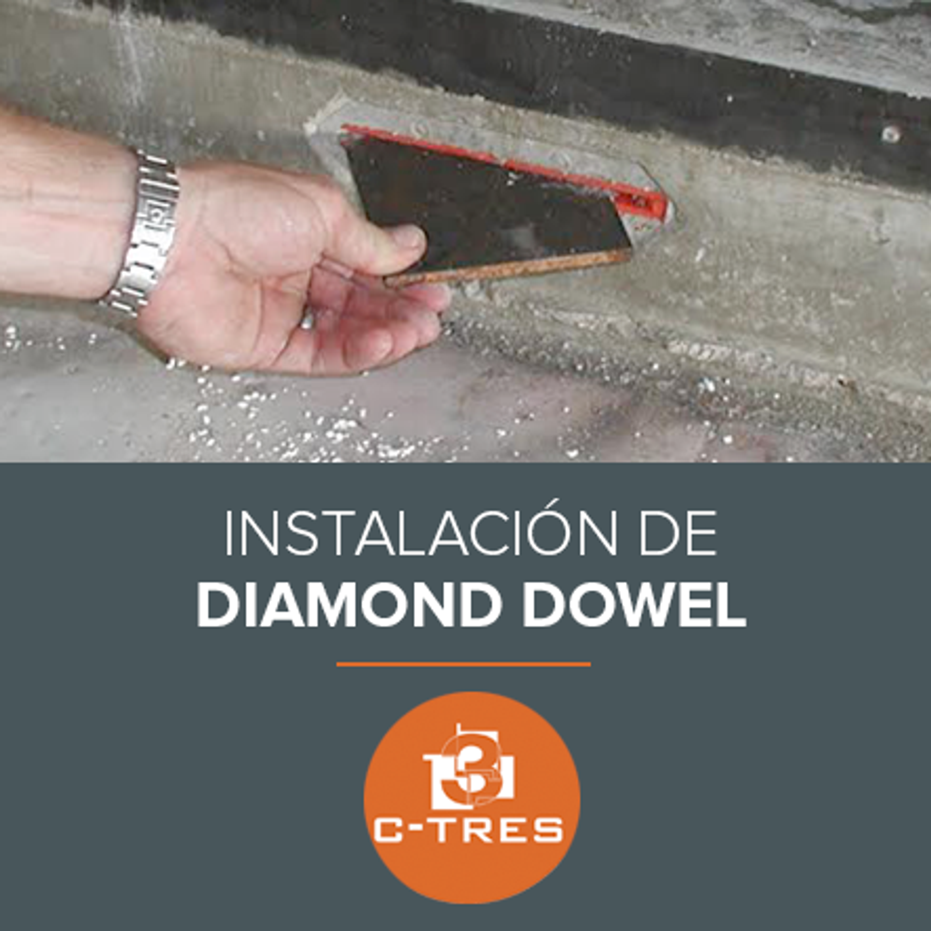 Instalación de Diamond Dowel CTRES