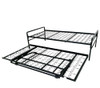 Pop-Up Steel Trundle Bed Set
