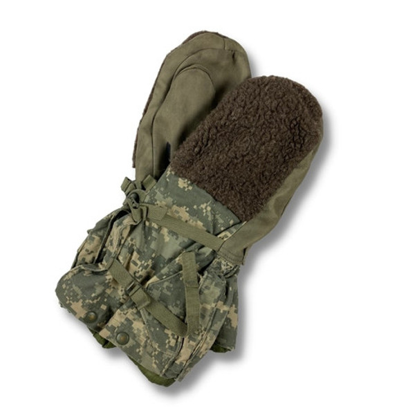 ACU Army Issue Extreme Cold Weather Arctic Mitten, Used ACU Army Issue Extreme Cold Weather Arctic Mitten, Used
