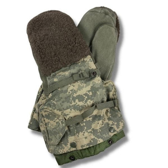 ACU Army Issue Extreme Cold Weather Arctic Mitten, Used ACU Army Issue Extreme Cold Weather Arctic Mitten, Used