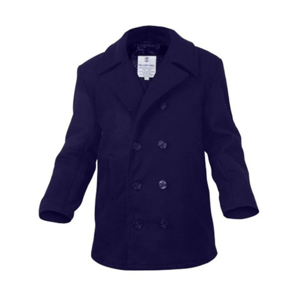 Ultra Force USN Navy Type Pea Coat, Navy Ultra Force USN Navy Type Pea Coat, Navy