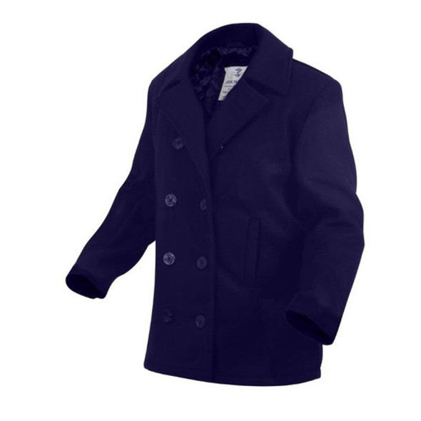 Ultra Force USN Navy Type Pea Coat, Navy Ultra Force USN Navy Type Pea Coat, Navy