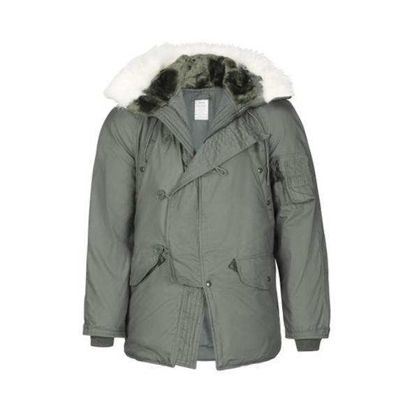 N-3B Military Issue Snorkel Extreme Cold Weather Parka, Used N-3B Military Issue Snorkel Extreme Cold Weather Parka, Used