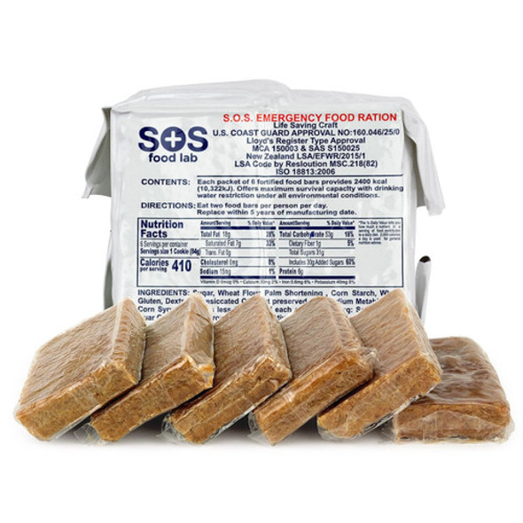 2400 Calorie Emergency Food Bar, SOS Food Labs