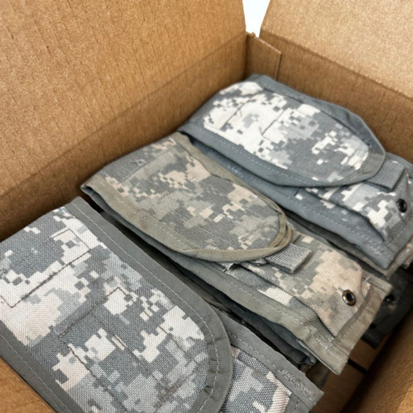 25 Pack, U.S. ACU M4 Double Mag Pouch, Used 25 Pack, U.S. ACU M4 Double Mag Pouch, Used