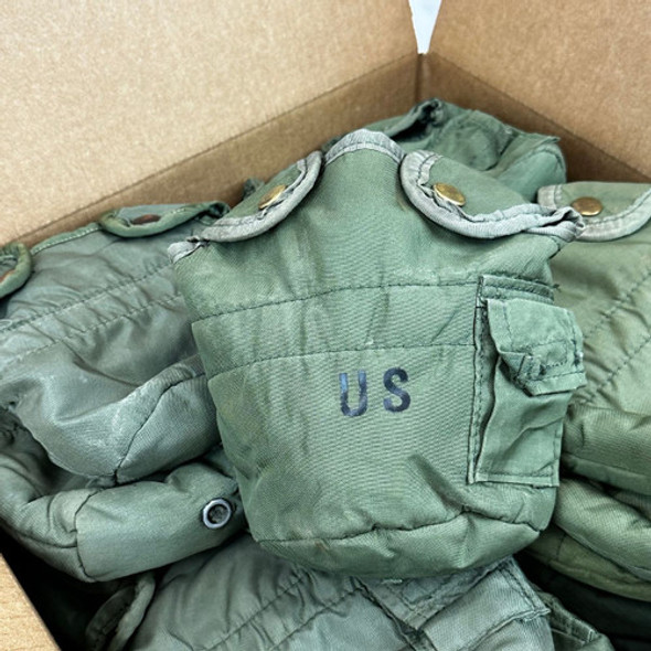 Pack 15 U.S. Issue GI 1qt Canteen Cover, Used
