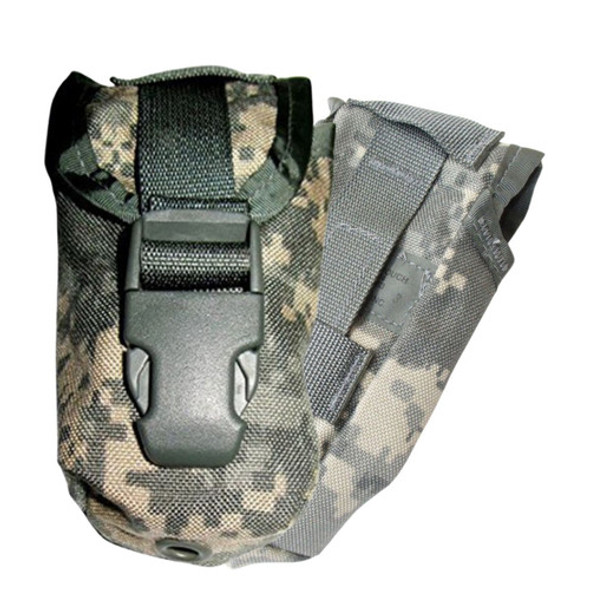 2 Pack, U.S Issue ACU Flash Bang Grenade Pouch, Used 2 Pack, U.S Issue ACU Flash Bang Grenade Pouch, Used