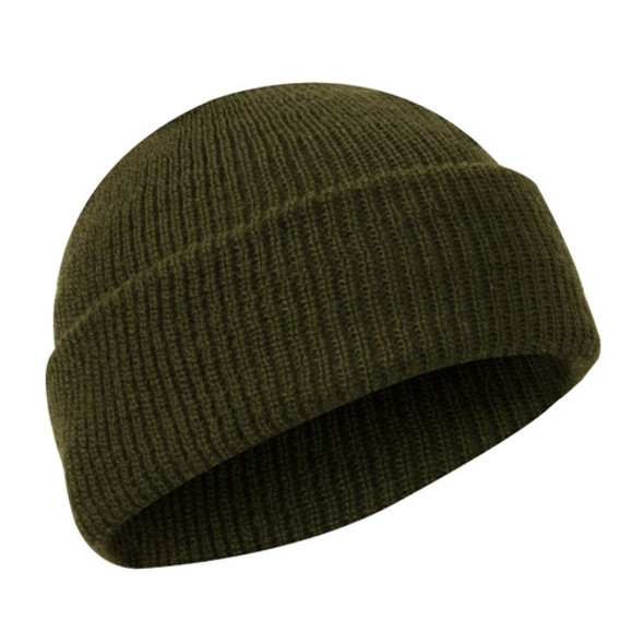 U.S. Made Army Wool Watch Cap, Olive Green U.S. Made Army Wool Watch Cap, Olive Green