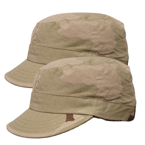 2 Pack, U.S. Issue Desert Patrol Cap, Used 2 Pack, U.S. Issue Desert Patrol Cap, Used
