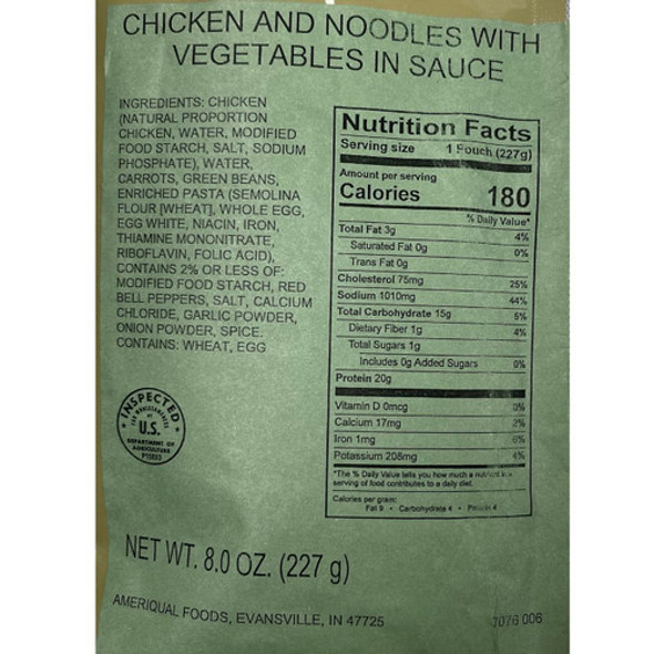 Case Pack MRE Entree Case Pack MRE Entree
