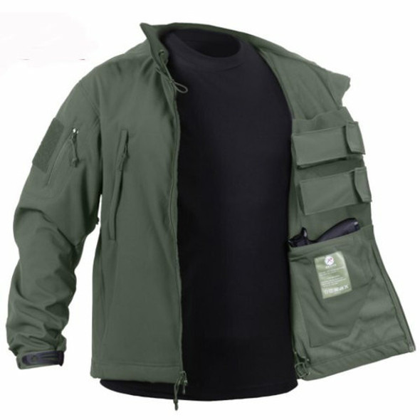Rothco Concealed Carry Soft Shell Tactical Jacket Rothco Concealed Carry Soft Shell Tactical Jacket