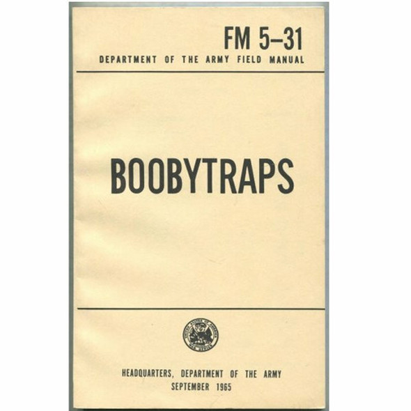 Boobytraps Military Field Manual 1965 Free Download Boobytraps Military Field Manual 1965 Free Download