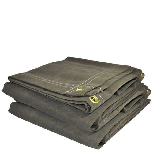 10'x20' OD Heavy Canvas Tarp, 16 oz
