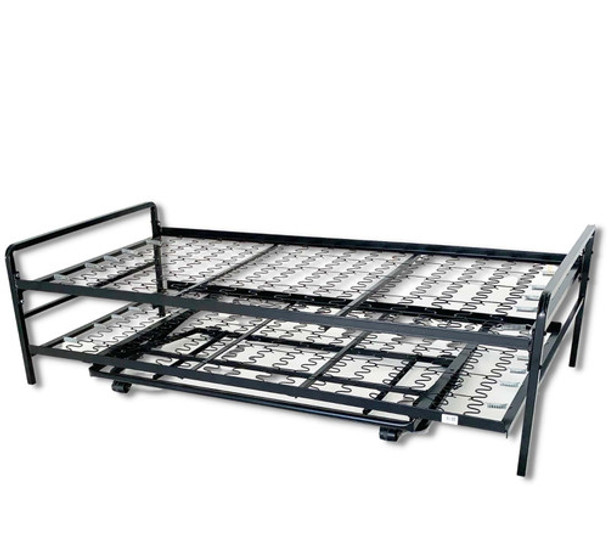 Pop-Up Steel Trundle Bed Set